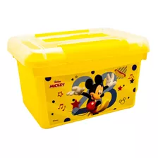 Caja Plástica Salento 10 Lt Mickey Mouse Disney Wenco
