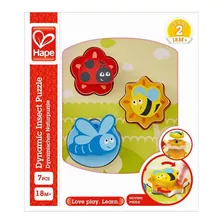 Hape Rompecabezas Dinámico De Insectos -e1609- Pido Gancho