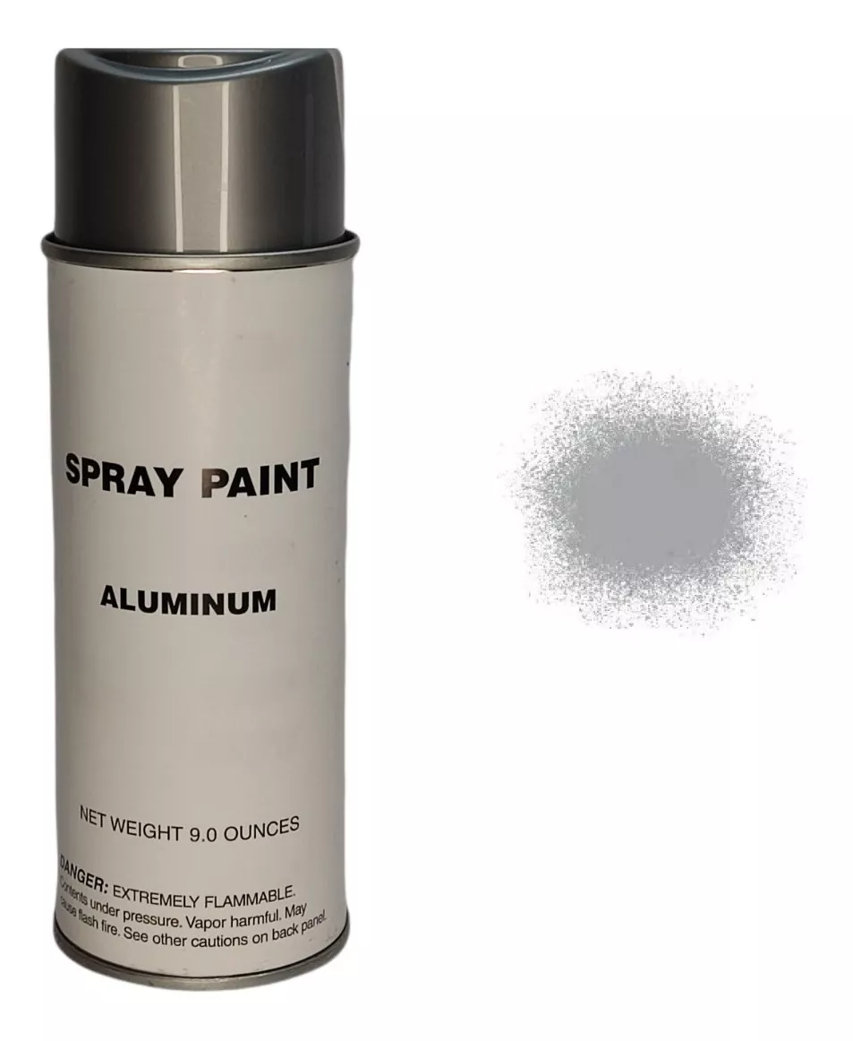 Pintura De Aluminio Plateado En Spray De 270 Ml Rines 