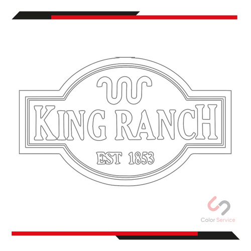 Calcas Sticker Logo Ford King Ranch De 13 X 8 Cm 2pzas Foto 4
