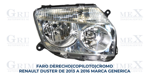 Faro Renault Duster 2013-13-2014-2015-2016-16 Ore Foto 2