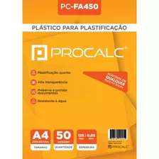 Pc-fa450-filme/plast. 220x307 125m, 50 Folhas Procalc