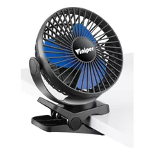 Viniper Ventilador Recargable Con Clip, Ventilador De Escrit