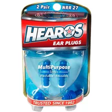 Hearos Series Ear Plugs 2 Pares + Case Protectores Auditivos