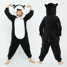 Pijama Entero Niños Panda Invierno Kigurimi 4 A 12