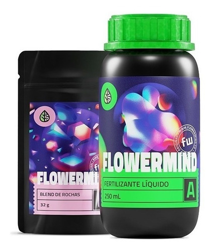 Kit Nutrição Fertilizante Flowermind P - 250 Ml / 32 Gramas