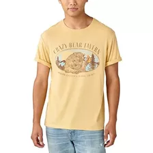 Lucky Brand Camiseta Gráfica Bear Tavern Para Hombre, Ratán,