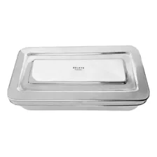 Caja Lisa Para Autoclave Acero Inox Belkys 17x7x3