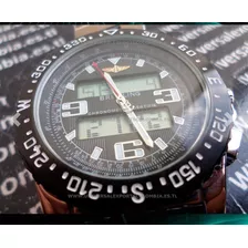 Reloj Breitling Doble Hora.