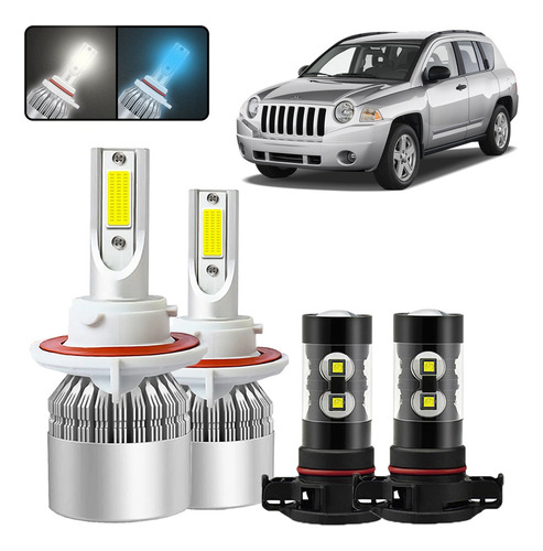 28000lm Kit De Focos Led 9008 H13 Luz Alta Y Baja For Jeep Jeep Compass