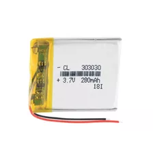 Bateria Recargable 3.7v 280mah 303030 30x30x03mm