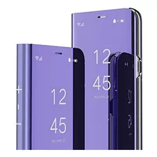 Funda Espejo Delgada Para Huawei Y9 2018 - Púrpura