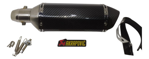 Exosto, Pipeta, Puntera O Mofle Para Moto Tipo Akrapovic Foto 3