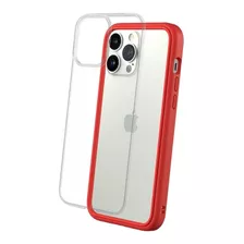 Funda Para iPhone 13 Pro Max-transparente Y Roja Rhinoshi...