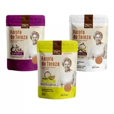 Kit 3 Farofas De Mandioca De Tereza 300g - 100% Natural