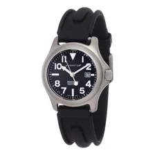 Reloj De Goma Slk Negro Para Mujer Moderno Y Elegante.