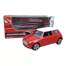 Mini Cooper 2001 Escala 1:64 Motor Max Rojo