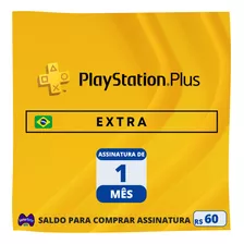 Playstation Psn Plus Extra 1 Mes - Brasileira - Ps4 Ps5