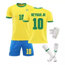 Playera De Neymar Para Adultos Y Niños, Talla 10