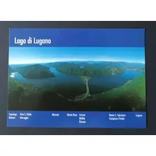 Cartão Postal: Suíça - Lago De Lugano. 