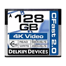 Delkin 128gb Cinema Cfast 2.0 Memory Card