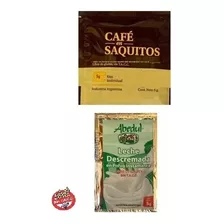 Café En Saquitos + Leche En Polvo X150 Sobres Individuales