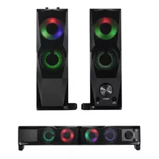 Parlantes Para Pc Gamer Gadnic 2 En 1 Barra De Sonido