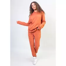 Conjunto Moletom Feminino Dialogo Blusa Canguru E Calça Ferr