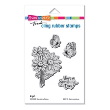 Stampendous Qs5022 Sunshine Daisy - Juego De Sellos De Clip