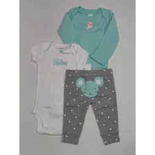 Kit Body 3 Peças Carters Importado Ratinha