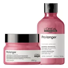  Kit Loréal Pro Longer Shampoo 300g + Máscara 250g