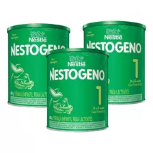 Kit Nestogeno 1 Nestlé (3 Latas De 800g) - Fórmula Infantil 