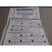 Manual Instruções Sistema De Ar Condicionado Subaru Original