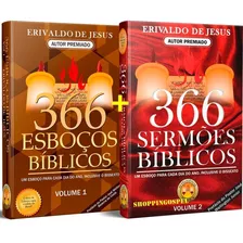 Kit 366 Esboços Bíblicos Erivaldo De Jesus Volume 1 E 2