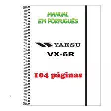 Guia Prático (manual) Como Usar Vx-6r Yaesu (português)