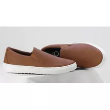 Sapato Slip On Yatch Sintético Perfurado Ogochi