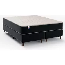 Cama Box E Colchão Queen Size Flex Sleepy Bonnell - 158x198