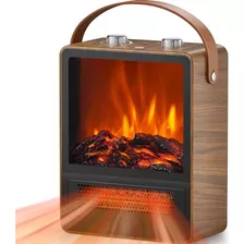 Chimenea Eléctrica Alpaca Para Uso Interior, 1500w/750w