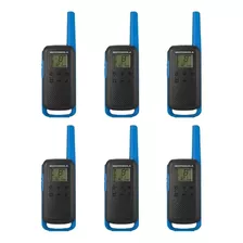 6x Walkie Talkie Handy Motorola T270tp Trio Ivox/vox 40km