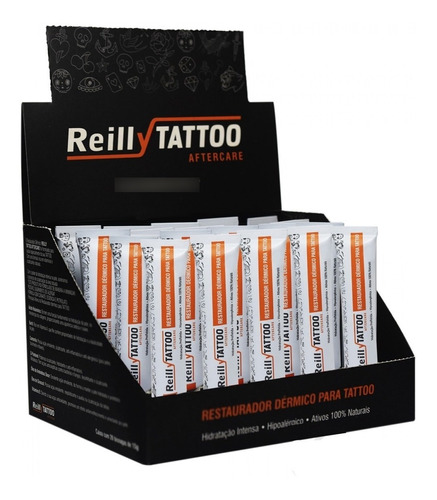 Aftercare Reilly 15g Caixa Com 20 Unid Para Tatuagem/tattoo