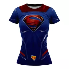 Playera Sublimada Superman Dama