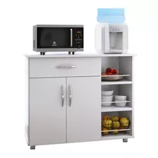  Buffet Fruteira 2 Portas 1 Gaveta Minimalista