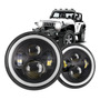 Faro Led Redondo De 7 Pulgadas Para Camin 4 X 4