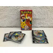 Box Com 12 Vcd´s Colecionáveis Pokémon Edição Limitada!