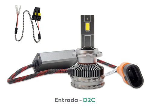 Kit 2 Foco Led D2c D2s Hid Led Csp Nitrogeno Cambus Luz Fija Foto 6