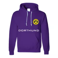 Blusa Moletom Flanelado Borussia Dortmund Plus Size G1 G2 G3