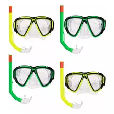 Óculos Mascara De Mergulho Snorkel Infantil Natação Verão