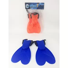 Set Patas De Rana Buceo Natación Niños Verano Faydi 402