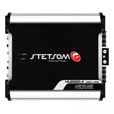 Amplificador Stetsom 4 Canales Potencia 2000 W Rms 2 O Auto