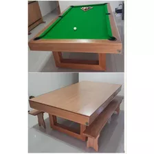 Mesa Multifuncional Jantar/ Sinuca Jp Plain Sarkis Snooker